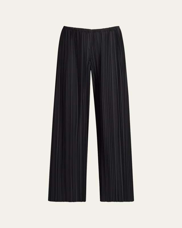 Gala Wide-Leg Pleated Pants